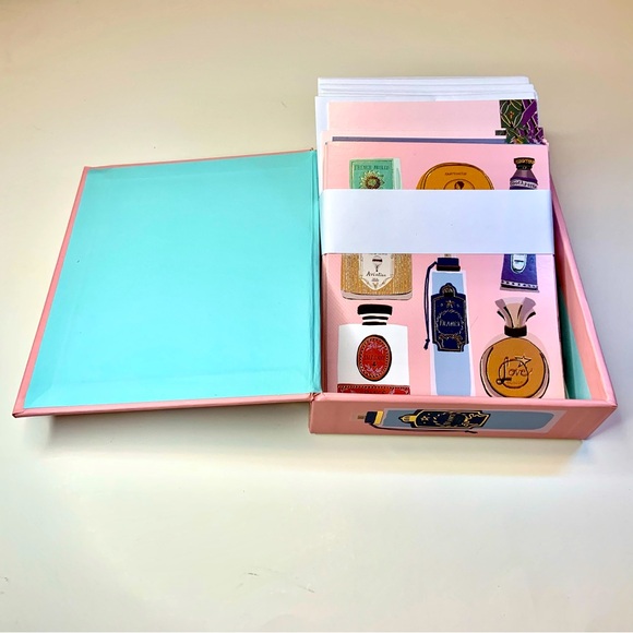 Anisa Makhoul - Pink Belle Epoque Thank You Notecards Blank Greeting Cards - Picture 7 of 11